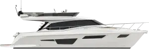 Profilo laterale Ferretti Yachts 500