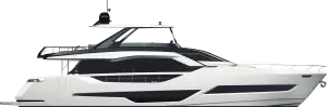 Profilo laterale Ferretti Yachts 800