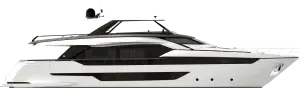 Profilo laterale Ferretti Yachts 940